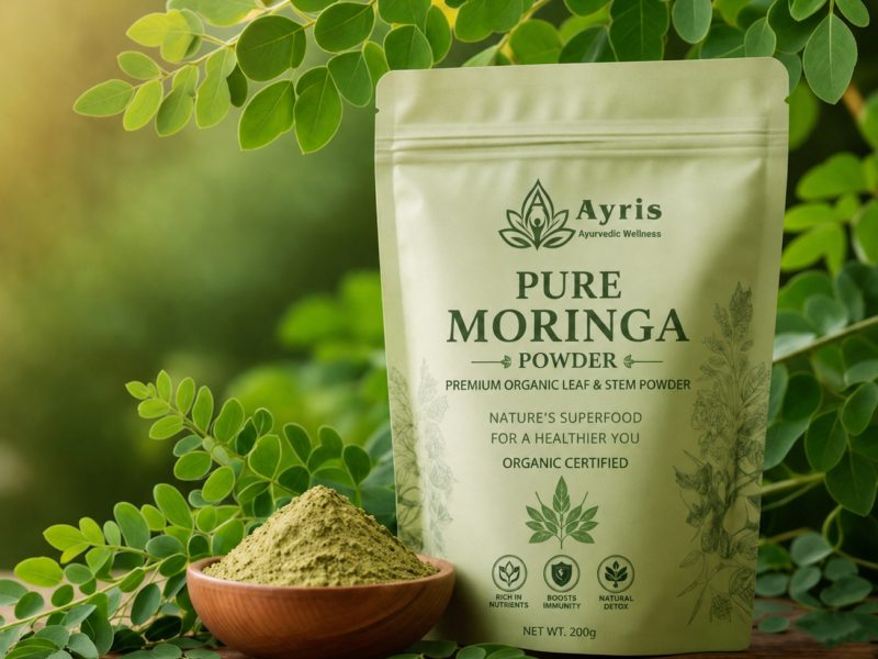 moringa powder pouch